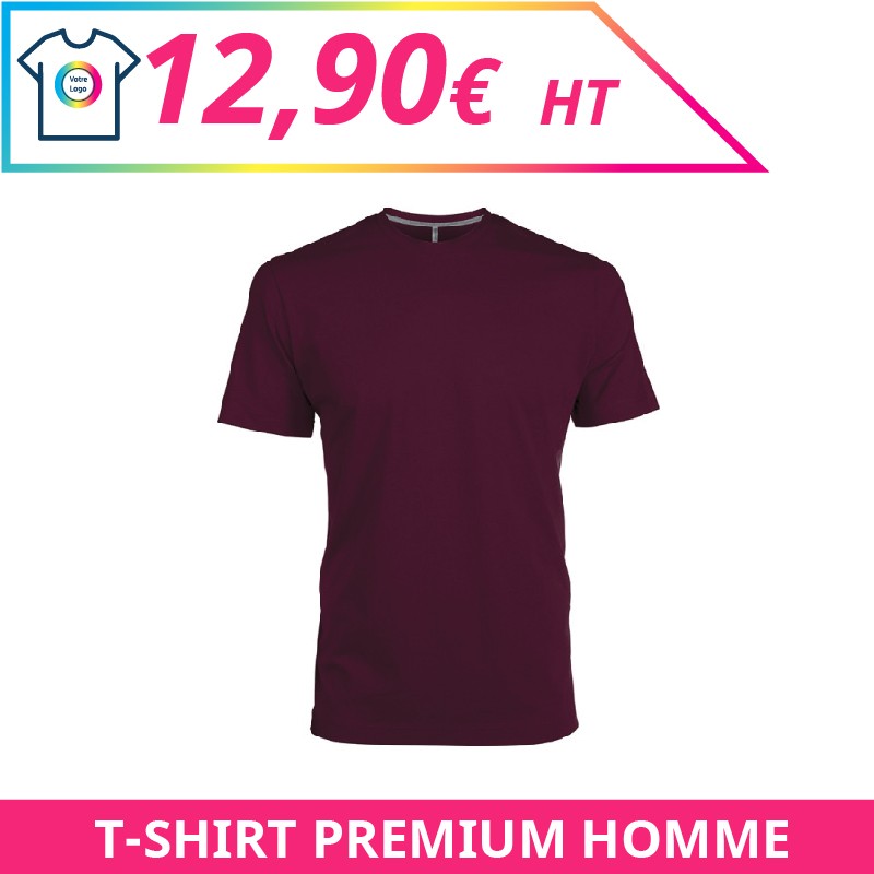 T-shirt premium homme - T-shirts à personnaliser - Imprimeur Marseille Textile T-shirt premium homme - T-shirts à personnaliser - Imprimeur Marseille Textile