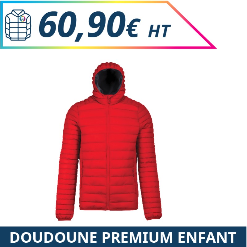 Doudoune premium enfant - Vestes à personnaliser - Imprimeur Marseille Textile Doudoune premium enfant - Vestes à personnaliser - Imprimeur Marseille Textile