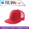 Casquette filet visière plate - Accessoires à personnaliser - Imprimeur Marseille Textile Casquette filet visière plate - Accessoires à personnaliser - Imprimeur Marseille Textile