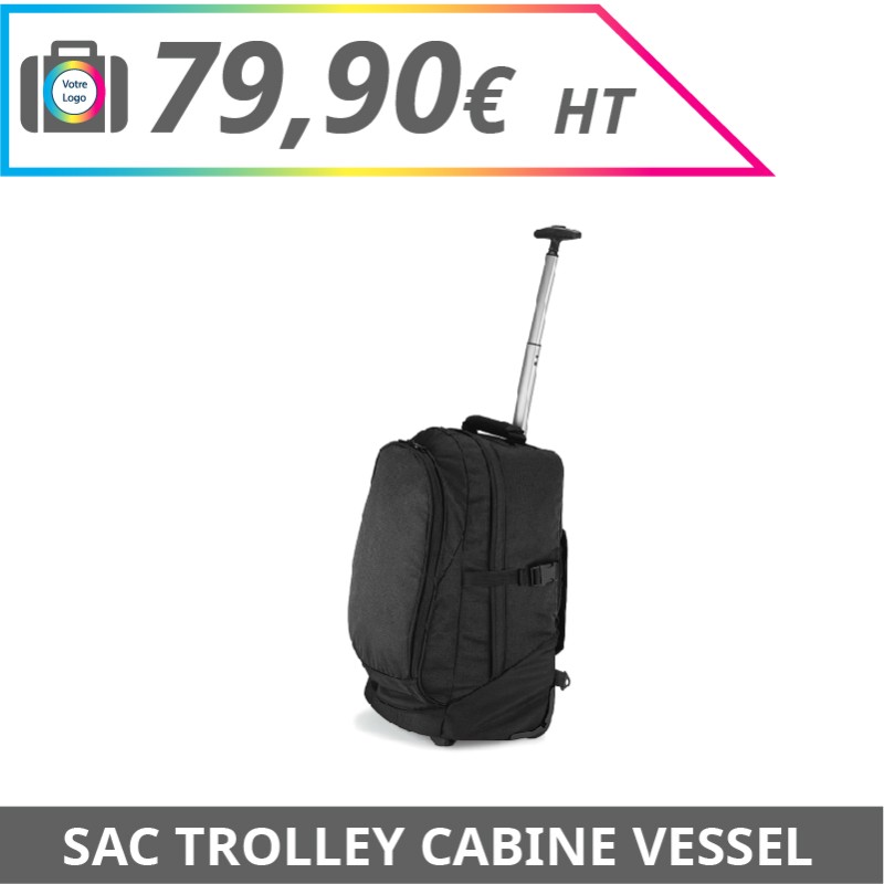 Sac trolley cabine Vessel - Bagagerie à personnaliser - Imprimeur Marseille Textile Sac trolley cabine Vessel - Bagagerie à personnaliser - Imprimeur Marseille Textile