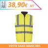 Veste sans manches haute visibilité - Chantier à personnaliser - Imprimeur Marseille Textile Veste sans manches haute visibilité - Chantier à personnaliser - Imprimeur Marseille Textile