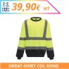 Sweat-shirt haute visibilité col rond - Chantier à personnaliser - Imprimeur Marseille Textile Sweat-shirt haute visibilité col rond - Chantier à personnaliser - Imprimeur Marseille Textile