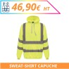 Sweat-shirt capuche haute visibilité - Chantier à personnaliser - Imprimeur Marseille Textile Sweat-shirt capuche haute visibilité - Chantier à personnaliser - Imprimeur Marseille Textile