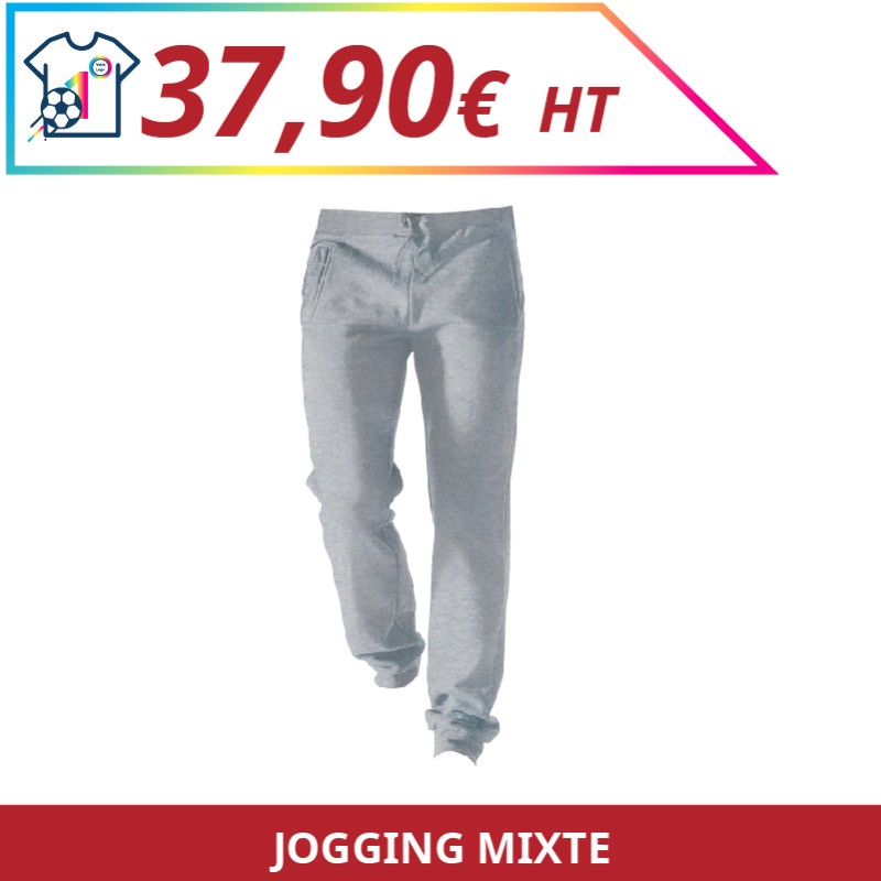 Jogging mixte - Sport à personnaliser - Imprimeur Marseille Textile Jogging mixte - Sport à personnaliser - Imprimeur Marseille Textile