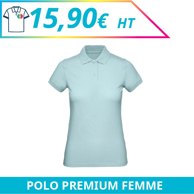 Polo premium femme - Polos à personnaliser - Imprimeur Marseille Textile Polo premium femme - Polos à personnaliser - Imprimeur Marseille Textile