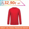 Sweat col rond premium enfant - Sweat-shirts à personnaliser - Imprimeur Marseille Textile Sweat col rond premium enfant - Sweat-shirts à personnaliser - Imprimeur Marseille Textile