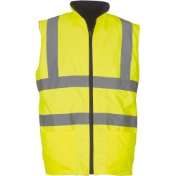 Veste sans manches haute visibilité - Chantier à personnaliser - Imprimeur Marseille Textile