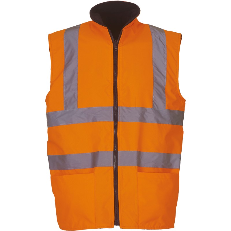 Veste sans manches haute visibilité - Chantier à personnaliser - Imprimeur Marseille Textile Veste sans manches haute visibilité - Chantier à personnaliser - Imprimeur Marseille Textile