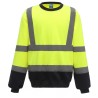 Sweat-shirt haute visibilité col rond - Chantier à personnaliser - Imprimeur Marseille Textile Sweat-shirt haute visibilité col rond - Chantier à personnaliser - Imprimeur Marseille Textile