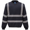 Sweat-shirt haute visibilité col rond - Chantier à personnaliser - Imprimeur Marseille Textile Sweat-shirt haute visibilité col rond - Chantier à personnaliser - Imprimeur Marseille Textile