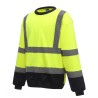 Sweat-shirt haute visibilité col rond - Chantier à personnaliser - Imprimeur Marseille Textile Sweat-shirt haute visibilité col rond - Chantier à personnaliser - Imprimeur Marseille Textile