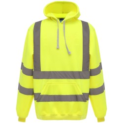 Sweat-shirt capuche haute visibilité - Chantier à personnaliser - Imprimeur Marseille Textile