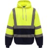 Sweat-shirt capuche haute visibilité - Chantier à personnaliser - Imprimeur Marseille Textile Sweat-shirt capuche haute visibilité - Chantier à personnaliser - Imprimeur Marseille Textile