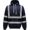 Sweat-shirt capuche haute visibilité - Chantier à personnaliser - Imprimeur Marseille Textile Sweat-shirt capuche haute visibilité - Chantier à personnaliser - Imprimeur Marseille Textile