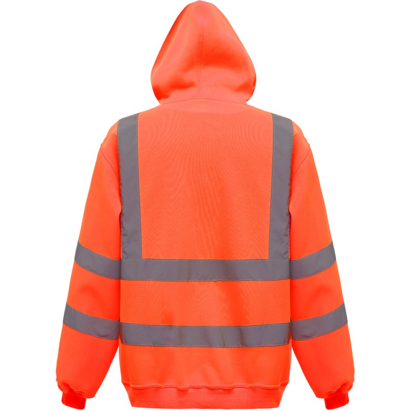 Sweat-shirt capuche haute visibilité - Chantier à personnaliser - Imprimeur Marseille Textile Sweat-shirt capuche haute visibilité - Chantier à personnaliser - Imprimeur Marseille Textile