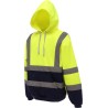 Sweat-shirt capuche haute visibilité - Chantier à personnaliser - Imprimeur Marseille Textile Sweat-shirt capuche haute visibilité - Chantier à personnaliser - Imprimeur Marseille Textile