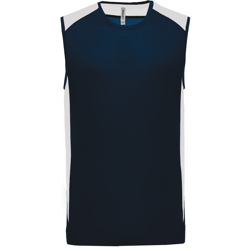 Débardeur sport bicolore - Sport à personnaliser - Imprimeur Marseille Textile Débardeur sport bicolore - Sport à personnaliser - Imprimeur Marseille Textile