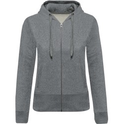 Sweat capuche zippé premium femme - Sweat-shirts à personnaliser - Imprimeur Marseille Textile