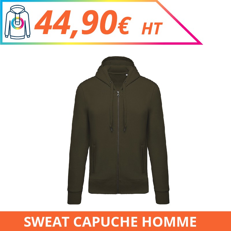 Sweat capuche zippé premium homme - Sweat-shirts à personnaliser - Imprimeur Marseille Textile Sweat capuche zippé premium homme - Sweat-shirts à personnaliser - Imprimeur Marseille Textile