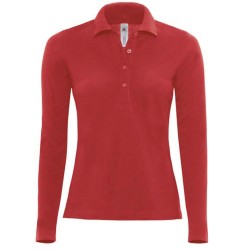 Polo manche longue femme - Polos à personnaliser - Imprimeur Marseille Textile