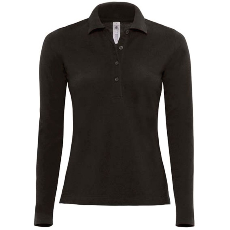 Polo manche longue femme - Polos à personnaliser - Imprimeur Marseille Textile Polo manche longue femme - Polos à personnaliser - Imprimeur Marseille Textile