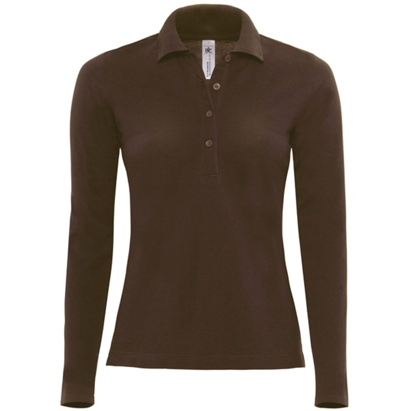 Polo manche longue femme - Polos à personnaliser - Imprimeur Marseille Textile Polo manche longue femme - Polos à personnaliser - Imprimeur Marseille Textile
