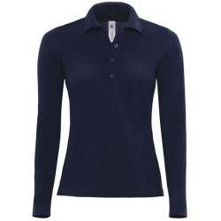 Polo manche longue femme - Polos à personnaliser - Imprimeur Marseille Textile