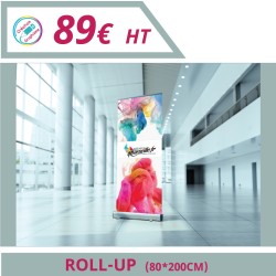 Design de votre rollup - Graphisme à personnaliser - Imprimeur Marseille Textile