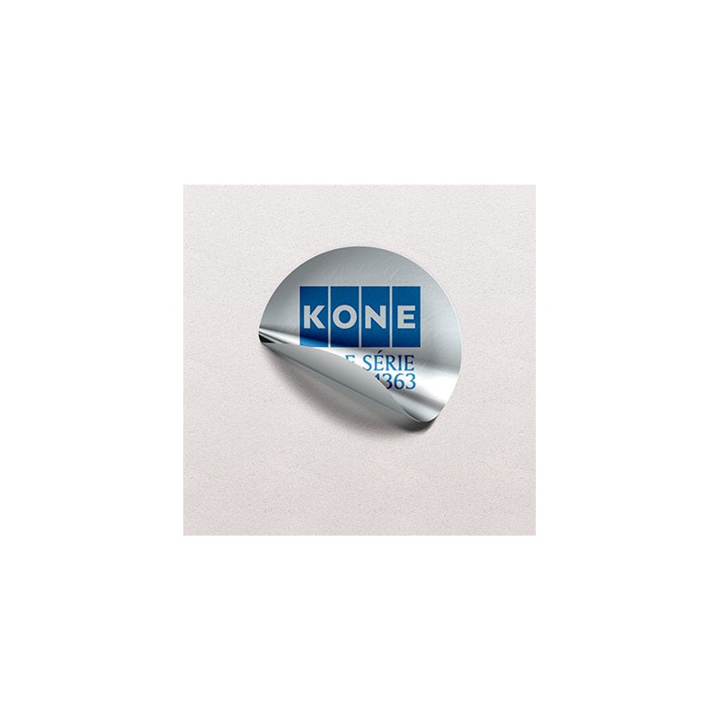 Stickers argenté effet mirroir - Sticker à personnaliser - Imprimeur Marseille Textile Stickers argenté effet mirroir - Sticker à personnaliser - Imprimeur Marseille Textile