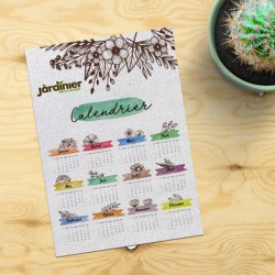 Calendrier carton - Calendrier à personnaliser - Imprimeur Marseille Textile
