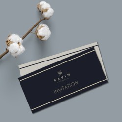 Carte invitation Format A6 ( 10,5 x 14,8 cm ) - Carte d'invitation à personnaliser - Imprimeur Marseille Textile
