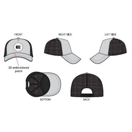 Casquette Trucker - logo brodé - Imprimeur Marseille à personnaliser - Imprimeur Marseille Textile